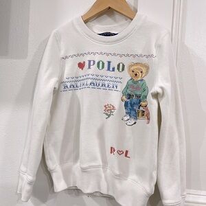 Girls embroidered Polo Ralph Lauren sweater